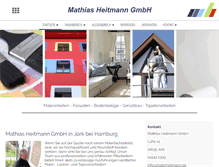 Tablet Screenshot of malerheitmann.de